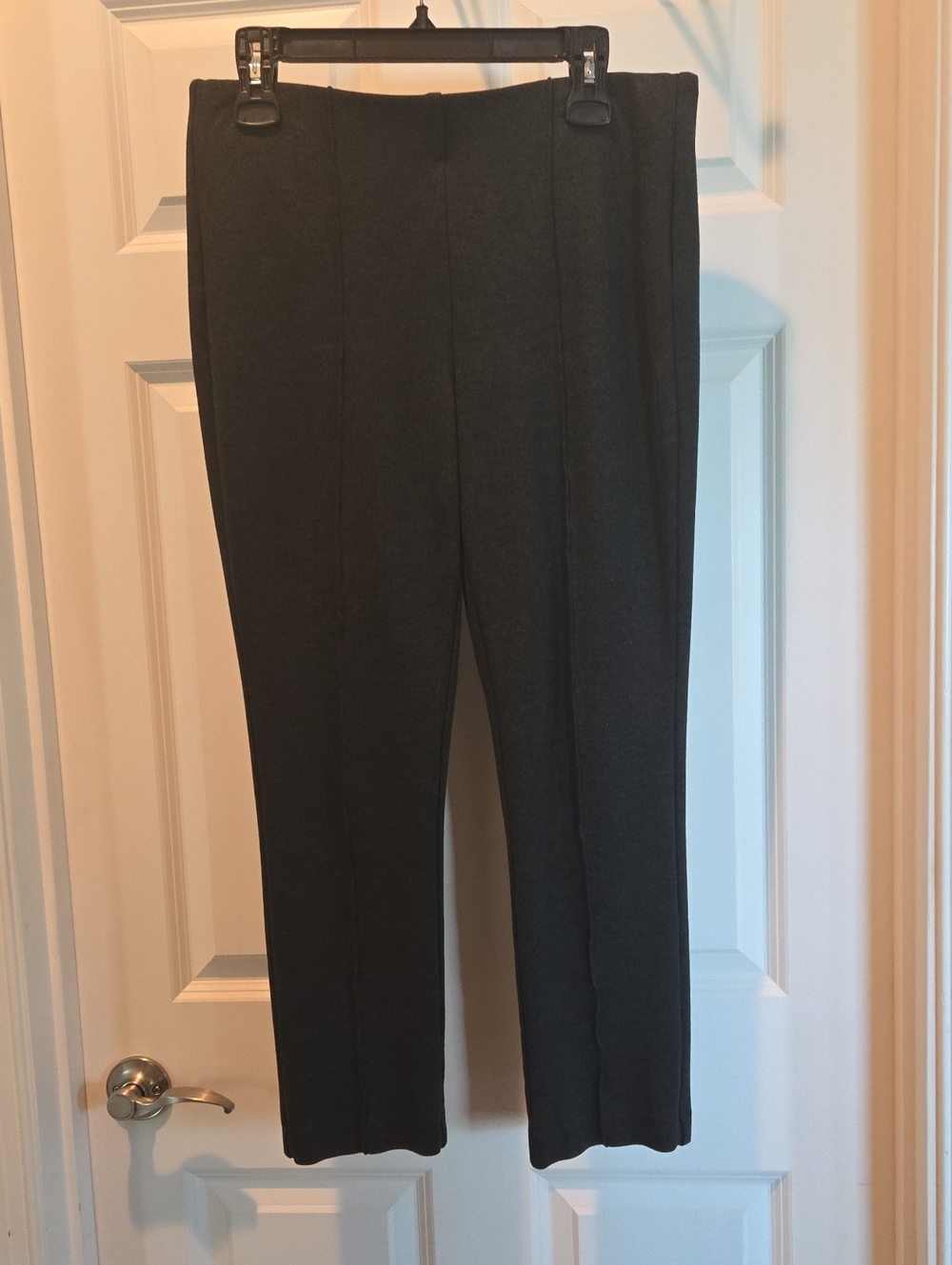 Chico's Charcoal Straight-Leg Women's Pants